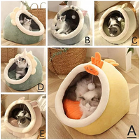 Nid pour chat, maison pour chien, coussin en peluche universel quatre saisons