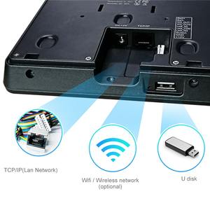 เครื่องควบคุมการเข้าออกด้วยระบบจดจำใบหน้า รองรับ OEM พร้อมหน้าจอป้องกันการใช้งาน รองรับ USB Disk ส่งออกข้อมูลฟรี SDK ซอฟต์แวร์คลาวด์ บันทึกเวลาทำงาน - Product Image 5
