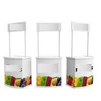 Meilleures ventes en gros Exposition publicitaire Pop up Promotion Table d'affichage pliante Comptoir Table de promotion