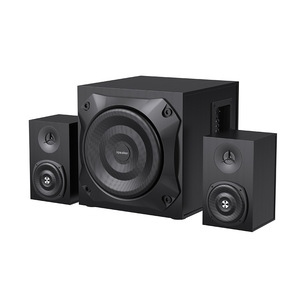 Altavoz de Escritorio para Computadora de Madera con Subwoofer de Alta Potencia, Gran Volumen, Conectividad USB/AUX/Tarjeta <span class=keywords><strong>TF</strong></span> - Product Image 2