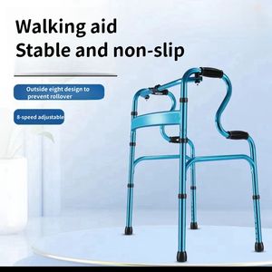 Idoso permanente <span class=keywords><strong>Walker</strong></span> & Rollator deficientes reabilitação Walking Aid com apertos de mão confortáveis para os idosos - Product Image 5