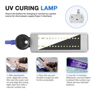 Accessoires d'outils de réparation de verre automobile pour <span class=keywords><strong>lampe</strong></span> UV Super PDR avec piles rechargeables pour le durcissement de réparation de verre - Product Image 3