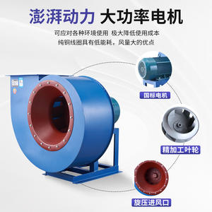 High-Speed Spiral <b>Centrifugal</b> <b>Fan</b> Customized Industrial Exhaust Smoke Extraction Dust Removal Ventilation 4-72A Air Exchange <b>Fan</b> - Product Image 2