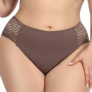 Mutandine traspiranti da <span class=keywords><strong>donna</strong></span> in cotone senza cuciture mutandine per <span class=keywords><strong>donna</strong></span> grassa a vita alta taglie forti Sexy da adulti a maglia - Product Image 3