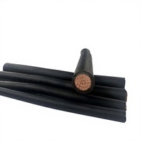 Cable de Soldadura de Cobre Flexible con Aislamiento de Goma de 16 mm², 25 mm², 35 mm², 50 mm², 70 mm², 95 mm², Cable de Alimentación para Máquina de Soldar