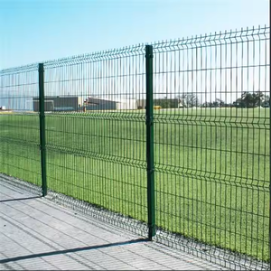 Tùy chỉnh 4ft 5ft 6ft 7ft 8f lưới 4mm mạnh mẽ Hàn 3D hàng rào Bảng điều khiển hàn dây lưới hàng rào - Product Image 5