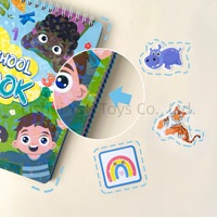 Livre d'activités réutilisable pour tout-petits, apprentissage des connaissances de base pour la vie, 16 activités éducatives, interaction parent-enfant