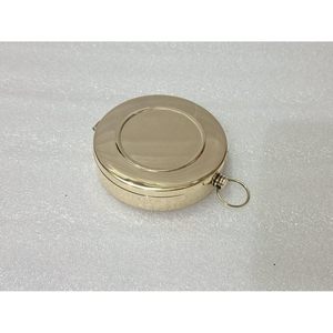 Boussole Nautique en Laiton et Verre, Style Nautique, Pointeur Magnétique Directionnel, Portable avec Anneau de Suspension, Idéale pour la Randonnée - Product Image 2