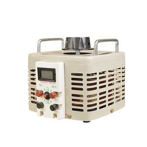 หม้อแปลงไฟฟ้าแบบอัตโนมัติชนิดเข็มชี้เฟสเดียว 220V สำหรับใช้ในครัวเรือน ตัวควบคุมแรงดันไฟฟ้าแบบแยกส่วน 0-250V หม้อแปลงไฟฟ้าเฟสเดียว - Product Image 3