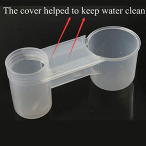 Tazas para pájaros y loros, paloma con Dos Bocas, <span class=keywords><strong>fuente</strong></span> <span class=keywords><strong>de</strong></span> agua automática para piloto - Product Image 6
