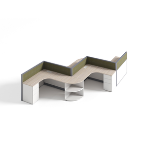 Scrivania per Personale Moderna e Modulare per 3, 6, 9 Persone, Installazione Non Distruttiva, Arredamento per Ufficio Durevole - Product Image 6