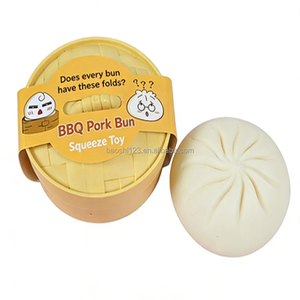 ของเล่นบีบยืดหยุ่นรูปขนมปังครัวซองต์ ซาลาเปา ยูเถียว ขนมปังสับปะรด ขนาด 13 ซม. 8 ซม. ทำจาก TPR ไม่มีของเหลว ไม่มีเจล - Product Image 3