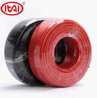 Cable Solar de Cobre Estañado 8AWG con Aislamiento XLPO y Cubierta de PVC, Bajo Voltaje 1.8KV/3KV, para Sistemas Solares