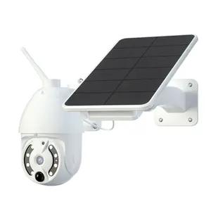 Zonne-energie Ptz Wifi Met 32 Gb Sd 4G Card Pir Motion 1080P Surveillance Solar Camera