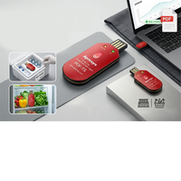 Registrador de Datos de Temperatura USB de Un Solo Uso, Informes en PDF y CSV, Conveniente, No Requiere Software ni Controladores, Registro de 25, 50, 99 Días, Cadena de Frío