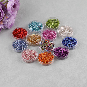 Perles en verre coloré en forme de rectangle, plaquées cristal, pour la fabrication de bracelets, accessoires de bijoux DIY, Printemps 2024, Yiwu - Product Image 3