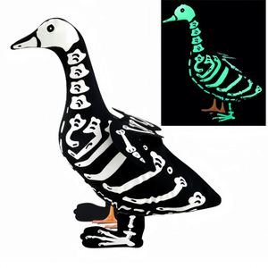 Costumes d'Halloween pour porches de 23 et 17 pouces, avec des tenues de squelettes et de canards - Product Image 1