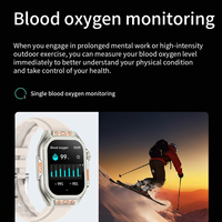 Montre connectée ultra-fine tendance avec écran tactile, appels Bluetooth, SOS, flash, moniteur de fréquence cardiaque, podomètre, suivi de santé pour hommes et femmes