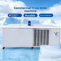 Machine à glaçons commerciale 10kg 20kg pour la conservation de la fraîcheur, idéale pour les entreprises et la vente en gros de blocs de glace