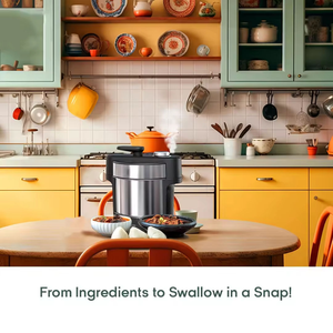 Autocuiseur Électrique Tendance 2026 avec Bol Mélangeur 5L, Écran LED, Multifonction 5-en-1, Boîtier en Acier Inoxydable, 10 Vitesses - Product Image 5