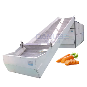 Séchoir à bande maillée pour carottes, grande capacité, séchage continu, pour la transformation des légumes (OEM) - Product Image 1