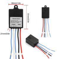 Qiachip 433MHz télécommande sans fil commutateur DC 6V 12V 24V 1CH 10A relais récepteur Module contrôleur KR2401F KT01 KT05