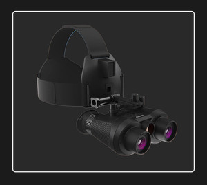 Gafas binoculares infrarrojas montadas en la cabeza ajustables 3D de ojo desnudo digital para exteriores, gafas de telescopio de visión nocturna HD impermeables - Product Image 6