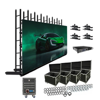 Écran LED suspendu 16x9 pieds pour location de scène, événements et concerts, panneaux LED modulables 500x1000mm, 7680Hz