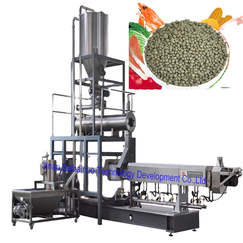 SBN плавающая погружная водная машина для производства корма для рыбы, машина для переработки экструдированного оборудования