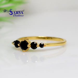 Nuevo anillo de diseño redondo personalizado, anillos de joyería fina de Plata de Ley 925, anillos personalizados, fabricante de joyería Sarva Creation Jaipur - Product Image 3