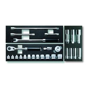 KOKEN - 3285Z Jeu de douilles 3/8 ''série Z dans un étui (26 pièces) -EAN 4991644219056 DOUILLES À MAIN 3/8" - Product Image 1