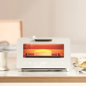 Compact Countertop Mini Steam Toaster Oven Stainless Steel Steam Microwave Oven With Smart Touch Screen