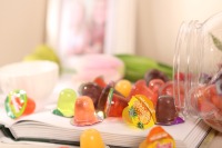 MINICRUSH – Mini-poupée de bonbons en plastique, pot de mélange de jus de fruit nata de coco, gelée en tasse