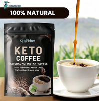KingFisher Slim Keto Coffee saveur chocolat, café naturel pour maigrir, substitut de repas pour la perte de poids, détox et brûlage des graisses