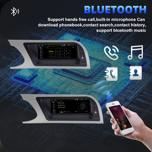 Coika 8.8 inch IPS màn hình cảm ứng Carplay đài phát thanh GPS navigation <span class=keywords><strong>Player</strong></span> cho Audi A4 2009-2016 BT WIFI Sim âm thanh đầu đơn vị - Product Image 5