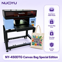 Impresora DTG de Doble Cabezal I1600-A1 para Bolsas de Lona Personalizadas, Máquina de Impresión de Gran Formato para Prendas