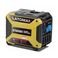 KATOMAX Direkt verkauf Stille Typ 5,5 kW 220V 110V 120V 240V 50/60Hz Tragbarer Mini-Benzin-Wechsel richter generator LPG Dual Fuel