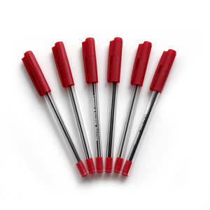 Bolígrafo de Plástico de Varios Colores, Alta Calidad, Económico, para Uso Escolar y de Oficina, Escritura de 1.0 mm, No Borrable, Rojo, Azul, Negro - Product Image 5