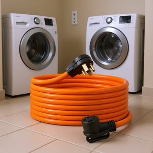 Powercords 25 Ft Dryer Extension <b>Cord</b> <b>4</b> <b>Prong</b> Nema 14 30P To 14 30R 30A For Home Appliance Use - Product Image 2