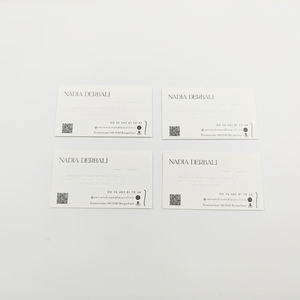 Cartes de vœux et de remerciement en papier couché de luxe, écologiques, avec impression CMJN, texture, taille personnalisée, logo, pour entreprises, vente en gros directe usine - Product Image 1