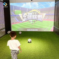 Simulateur de football AR, jeu de tir au football en salle, jeu de tir au but de football et simulation de jeu de football PK