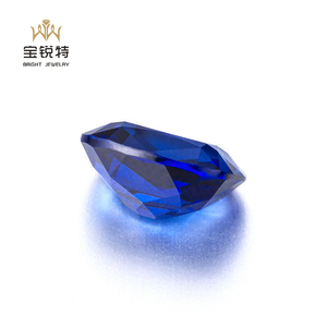Lỏng đá quý sampphire ưa thích hình dạng phòng thí nghiệm phát triển đá quý sapphire xanh Aquamarine Stones - Product Image 3