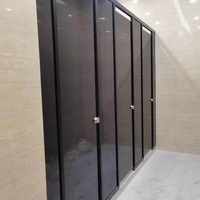 Divisor de Baño Ecológico Impermeable de Aluminio con Instalación Rápida para Baños Públicos y Paredes de Duchas