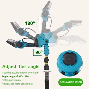 Sega Elettrica Industriale per Potatura Rami Alti con Batteria al Litio Ricaricabile, Forbici a Catena OEM con Garanzia di 1 Anno - Product Image 4