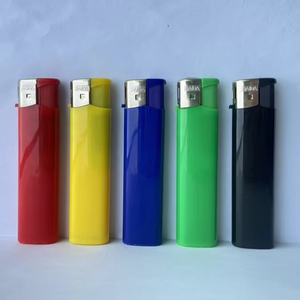Briquet électrique rechargeable résistant aux enfants en gros d'usine pour cigarettes en plastique avec des motifs conçus - Product Image 1