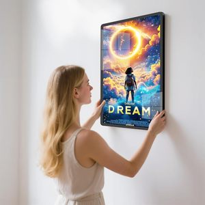 Pantalla de Cine de Alto Brillo para Montaje en Pared, Marco de Aluminio para Póster de Películas, Letrero Luminoso LED Publicitario - Product Image 4