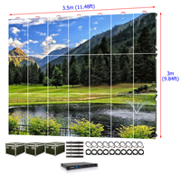 شاشة عرض LED خارجية عالية السطوع P2.976 مقاومة للماء IP65، جدار فيديو للترويج والفعاليات التجارية، شاشة LED للإيجار 2.9 مم
