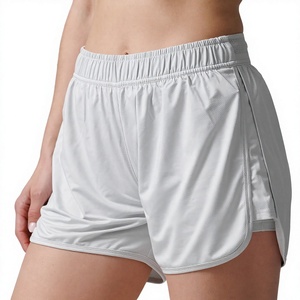 Solid Color Dyed Workout Gym Fitness Sports <b>Shorts</b> Quick Dry Activewear Manufacturer OEM ODM Women's Running <b>Shorts</b> - Product Image 1