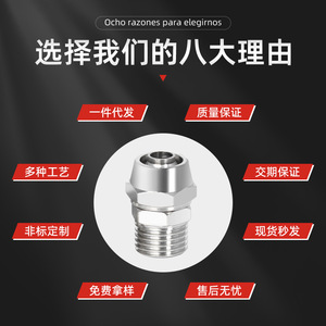 ข้อต่อลมแบบเร็ว Dde Dade Pneumatics สแตนเลสสตีล ปรับแต่งได้สำหรับการผลิต - Product Image 3