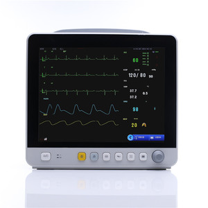 Moniteur patient portable avec fonctions ECG/NIBP/SPO2/HR, classe II, batterie intégrée pour moniteur cardiaque - Product Image 1